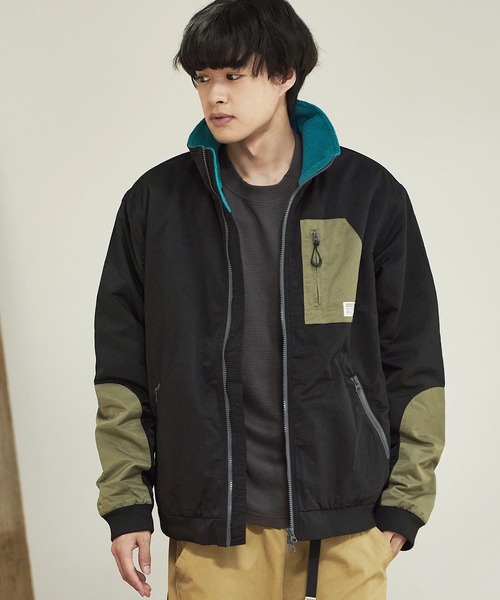 「go slow caravan」 「Duckster」ジップアップブルゾン X-LARGE オリーブ メンズ_画像4