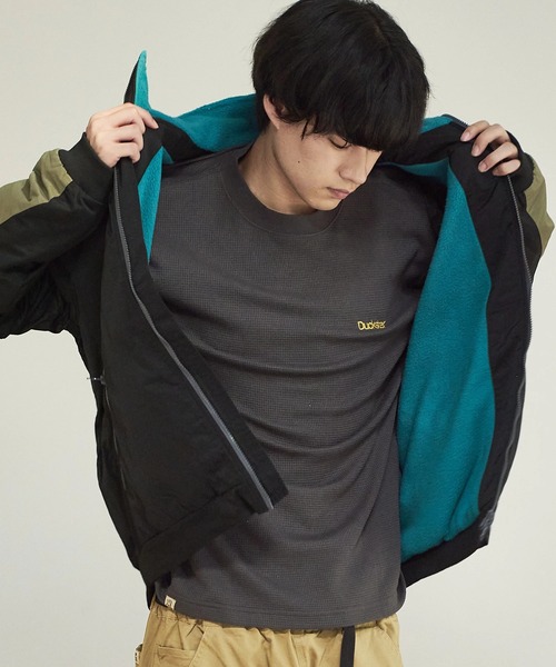 「go slow caravan」 「Duckster」ジップアップブルゾン X-LARGE オリーブ メンズ_画像7