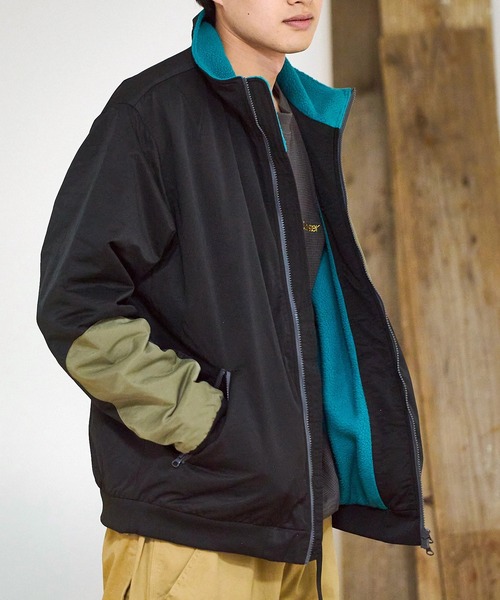 「go slow caravan」 「Duckster」ジップアップブルゾン X-LARGE オリーブ メンズ_画像8