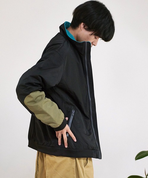 「go slow caravan」 「Duckster」ジップアップブルゾン X-LARGE オリーブ メンズ_画像9