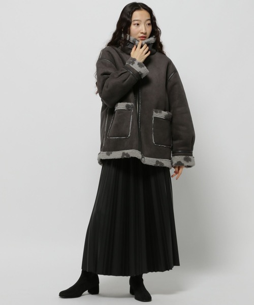 niko and…（ニコアンド） ブルゾン FREE グレー レディース : ZOZOTOWN