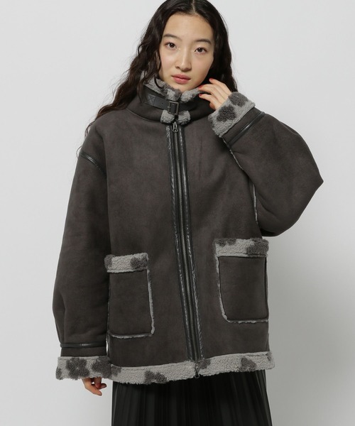 niko and…（ニコアンド） ブルゾン FREE グレー レディース : ZOZOTOWN