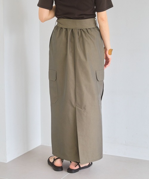 新品◆IENA SLOBE リバティ ウエストリボン スカート A part by スカート ウエストリボンラップフウスカート