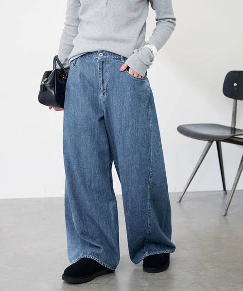 バレルフォルムデニムパンツ⭐︎フレームワーク バレルフォルムデニムパンツ（デニムパンツ・ジーンズ）｜FRAMeWORK