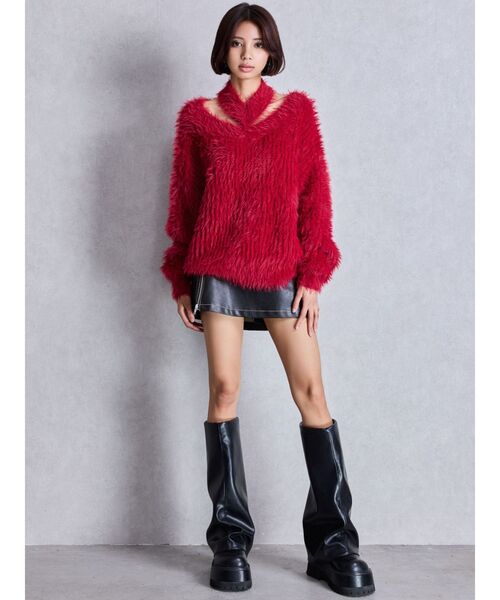 GYDA（ジェイダ） ブーツ GDカバールーズシルエットブーツ レディース