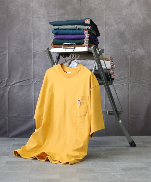 「BEN DAVIS」 半袖Tシャツ M パープル メンズ