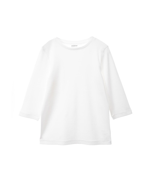 tシャツ 「追加」「定番」フライス5分袖プルオーバー レディース