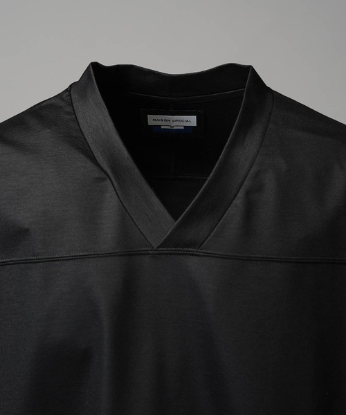 シルキーキングプライムオーバーフットボールTシャツ MAISON SPECIAL（メゾンスペシャル） tシャツ 「UNISEX」Silky King