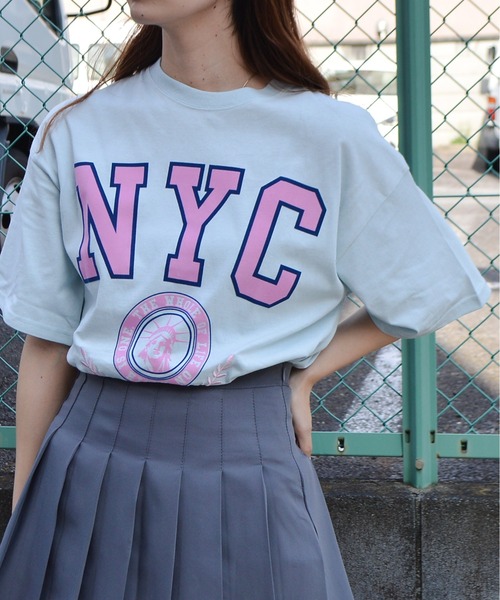 tシャツ 「spiritoso」 NYCフロッキーロゴTシャツ レディース | spiritoso | 03