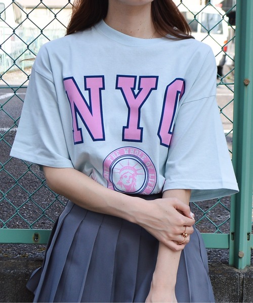 tシャツ 「spiritoso」 NYCフロッキーロゴTシャツ レディース | spiritoso | 10