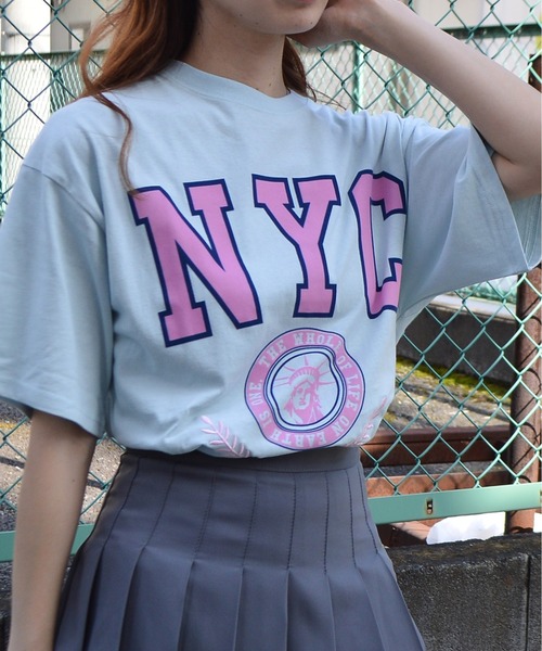 tシャツ 「spiritoso」 NYCフロッキーロゴTシャツ レディース | spiritoso | 12