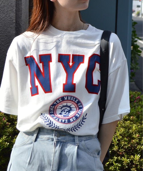 tシャツ 「spiritoso」 NYCフロッキーロゴTシャツ レディース | spiritoso | 14