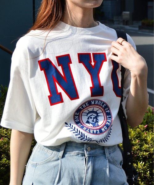 tシャツ 「spiritoso」 NYCフロッキーロゴTシャツ レディース | spiritoso | 15