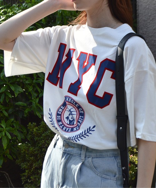 tシャツ 「spiritoso」 NYCフロッキーロゴTシャツ レディース | spiritoso | 16