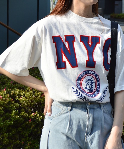 tシャツ 「spiritoso」 NYCフロッキーロゴTシャツ レディース | spiritoso | 17
