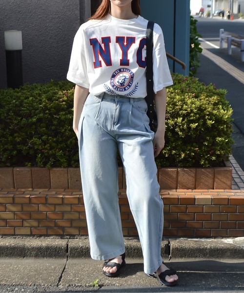 tシャツ 「spiritoso」 NYCフロッキーロゴTシャツ レディース | spiritoso | 18
