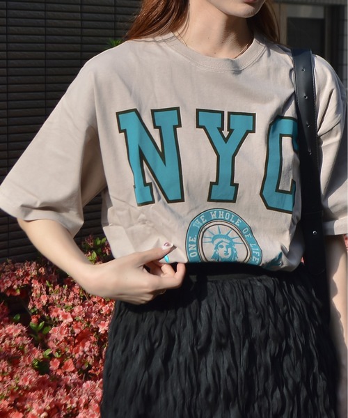 tシャツ 「spiritoso」 NYCフロッキーロゴTシャツ レディース | spiritoso | 19
