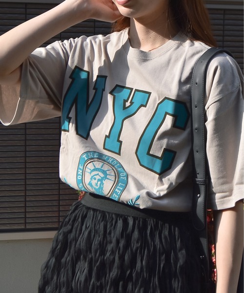 tシャツ 「spiritoso」 NYCフロッキーロゴTシャツ レディース | spiritoso | 20