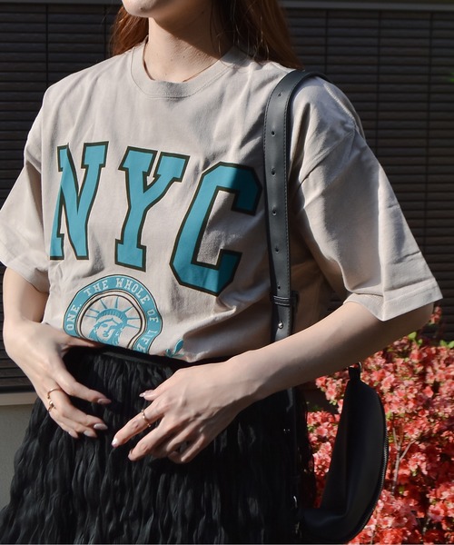 tシャツ 「spiritoso」 NYCフロッキーロゴTシャツ レディース | spiritoso | 21