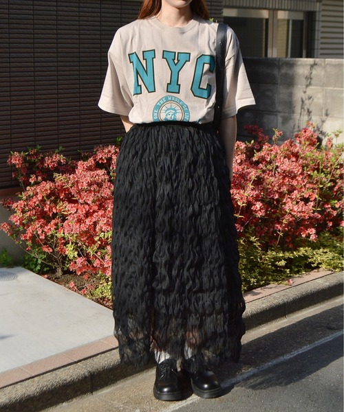 tシャツ 「spiritoso」 NYCフロッキーロゴTシャツ レディース | spiritoso | 23