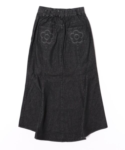 マリークワント 新作 完売色 配色ボンディングブラックロング