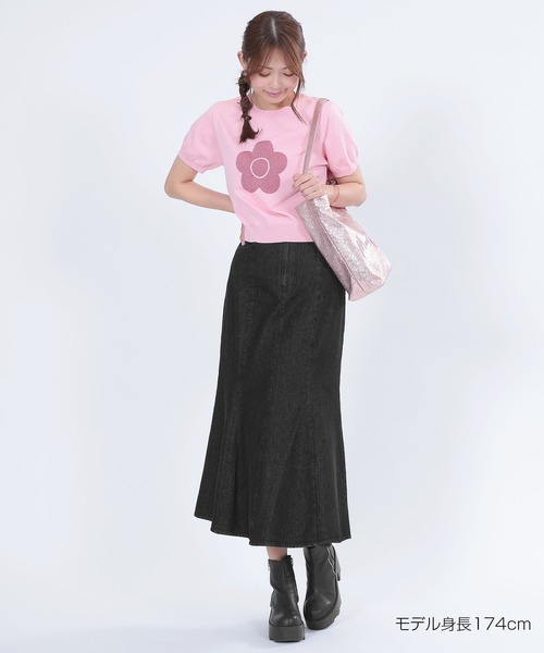 マリクワ　デニムスカート MARY QUANT デニムスカート マリークワント mary quant エポ