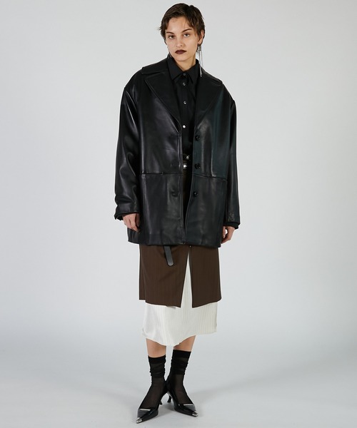 新品　プランクプロジェクト　シープ　レザージャケット シープレザーテーラードジャケット / Tailored Jacket