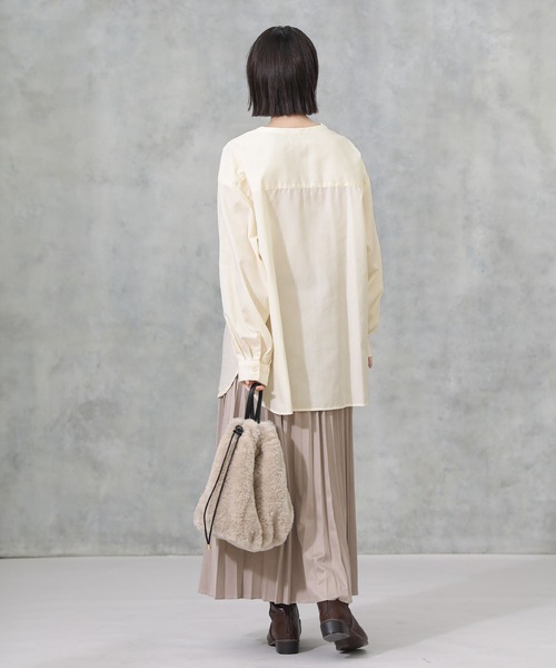「Gready Brilliant」 「favori」長袖ブラウス 38 アイボリー レディース_画像4