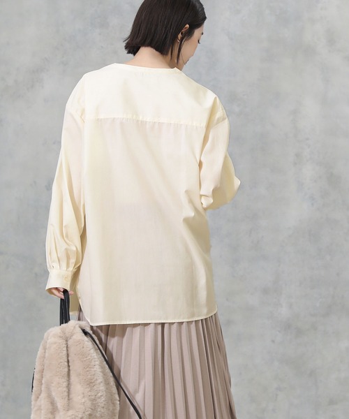 「Gready Brilliant」 「favori」長袖ブラウス 38 アイボリー レディース_画像8