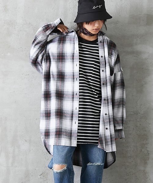「GEVS.」 「SMILELAND」長(zhǎng)袖カットソー L ネイビー レディース