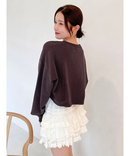 スナイデル　ラッフルティアードスカショーパン　1 M ブルー ラッフルティアードスカショーパン（その他パンツ）｜SNIDEL