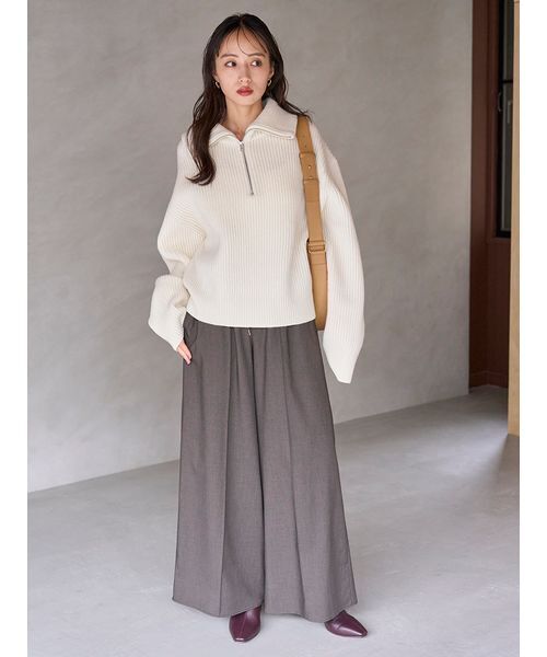 SNIDEL（スナイデル） パンツ バリエーションワイドパンツ レディース