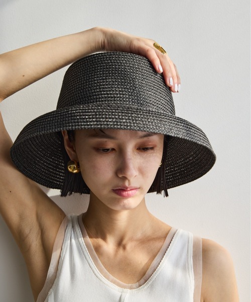 「AIC.」 ストローハット FREE ベージュ レディース_画像4