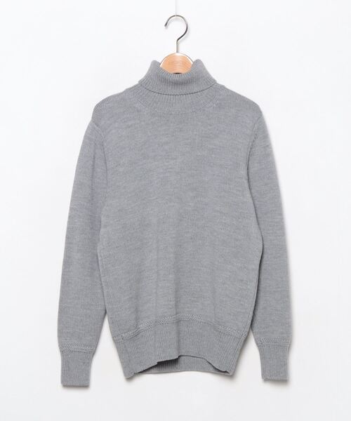 HYKE（ハイク） タートルネックニット 1 グレー レディース : ZOZOTOWN
