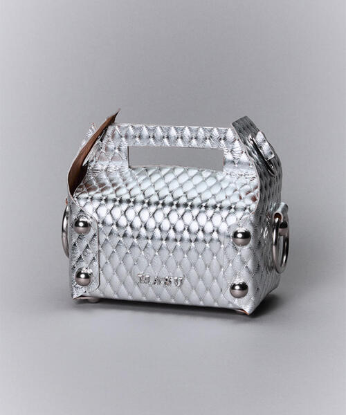 トートバッグ MASU/エムエーエスユー/LEATHER CAKE BAG/ M25F9OJ008 メンズの画像