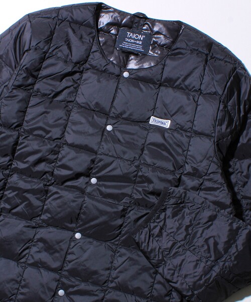 週末限定値下！！【 別注】【TAION×FREDY】タイオンキルティングダウン WEB限定/SHIPS別注】TAION:〈手洗い可能〉ダウン キルティング
