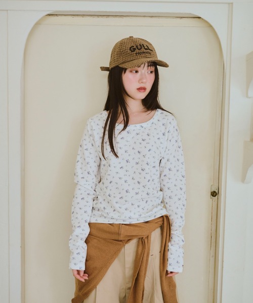 common gull products. tシャツ 小さなお花畑のワッフルロンTEE