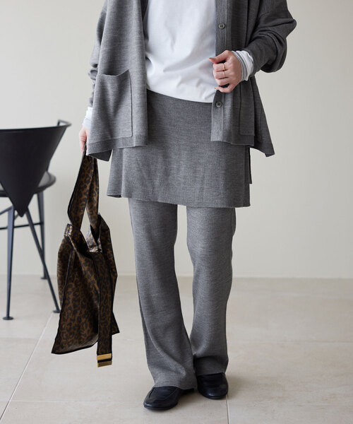 SLOBE IENA 「SLOBE IENA」 パンツ FREE ライトグレー レディース