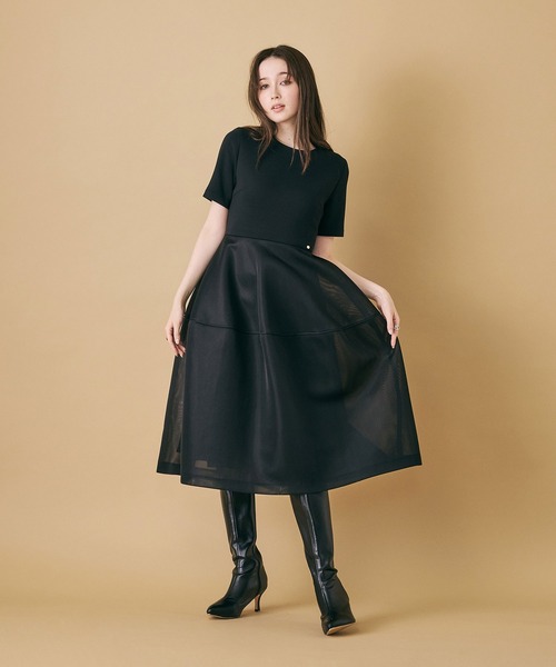 DSQUARED2◇長袖ワンピース/XS/ウール/WHT/S72CV0439 ワンピース長袖