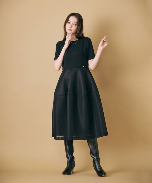 MUSE ミューズ ワンピース F ブラック レディース Audie a Muses（オーディア ミューズ） ワンピース 「M-StyleLuxe