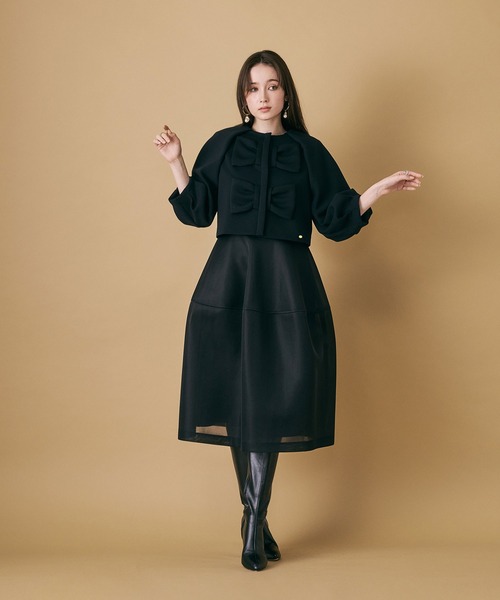 PLEATS PLEASE ISSEY MIYAKE◇半袖ワンピース/3/ポリエステル/WHT/PP51