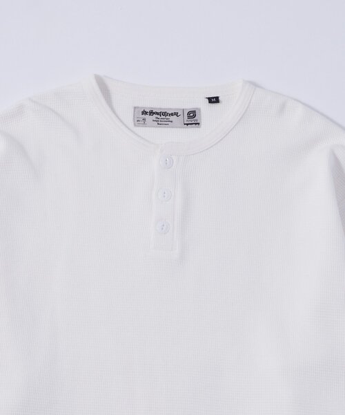 Sourcream（サワークリーム） ヘンリーネック tシャツ 「UNISEX