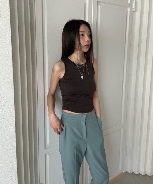 「Didot.showroom」 ノースリーブトップス FREE ホワイト レディース_画像6