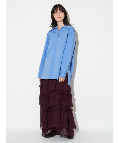 ELENDEEK（エレンディーク） スカート シフォンティアードスカート