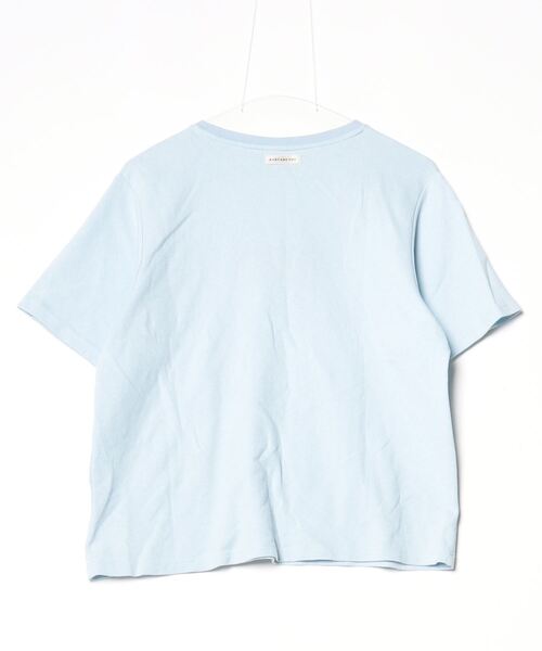 「RUBY AND YOU」 刺繍半袖Tシャツ FREE ブルー レディース_画像2