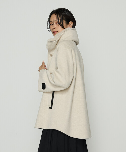 K.T KIYOKO TAKASE コート アウター アンゴラウール ・Aラインショート