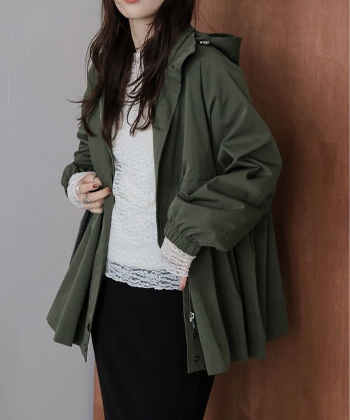 マウンテンパーカー ウインドブレーカー ウエストフリルマウンテン