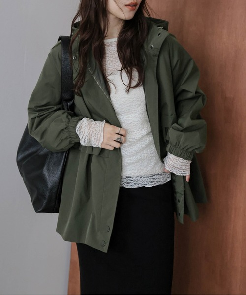 マウンテンパーカー ウインドブレーカー ウエストフリルマウンテン