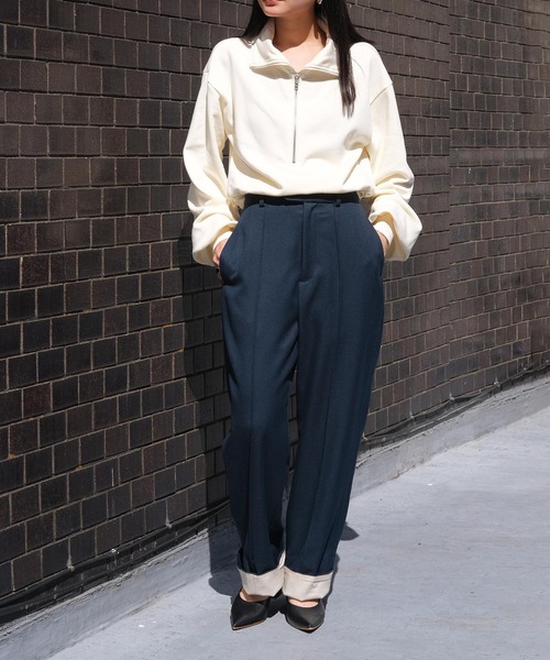 AKTE（アクテ） スウェットカットソー FREE オフホワイト レディース