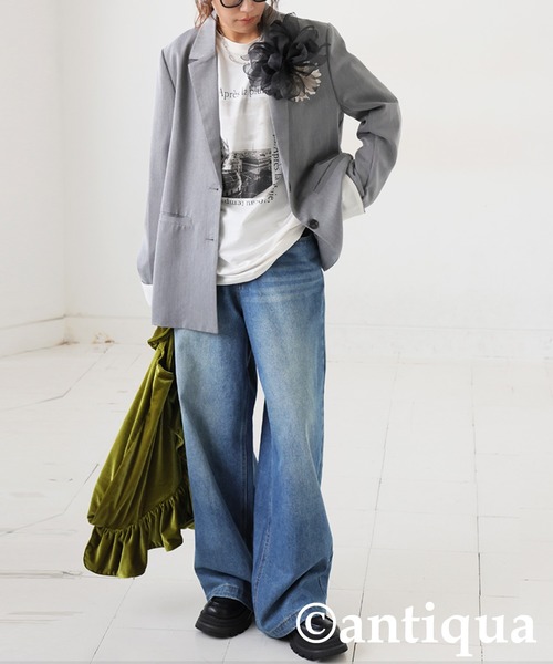 antiqua（アンティカ） ブローチ 2WAY コサージュ レディース